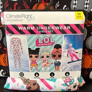 Girls warm underwear set